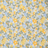 Yellow Floral Cotton Fabric - Maison Klem