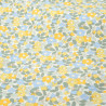 Yellow Floral Cotton Fabric - Maison Klem