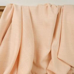 Nude Pink Washed Linen Viscose - Maison Klem