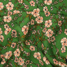 Brigitte Green Printed Viscose - Maison Klem