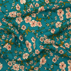 Brigitte Emerald Printed Viscose - Maison Klem