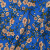 Brigitte Blue Printed Viscose - Maison Klem