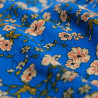 Brigitte Blue Printed Viscose - Maison Klem