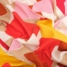 Viscose with Abstract Geometric Multicolored Pattern - Maison Klem