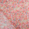 Viscose with Small Country Flowers in Coral - Maison Klem