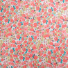 Viscose with Small Country Flowers in Coral - Maison Klem