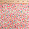 Viscose with Small Country Flowers in Coral - Maison Klem
