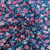Ecovero Viscose with Fuchsia Floral Print - Maison Klem