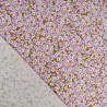 Khaki-Background Daisy-Print Poplin - Maison Klem