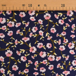 Popeline Imprimé Fleur Augustine - Maison Klem