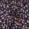 Star Print Poplin, Navy Background  - Maison Klem