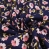 Star Print Poplin, Navy Background  - Maison Klem