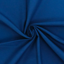 Royal blue sanforized cotton - Pablo - Maison Klem