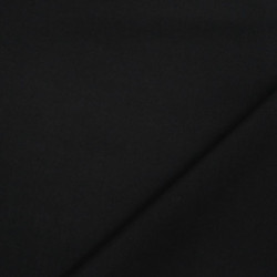Toile de Coton Sanforisée Noire  - Maison Klem