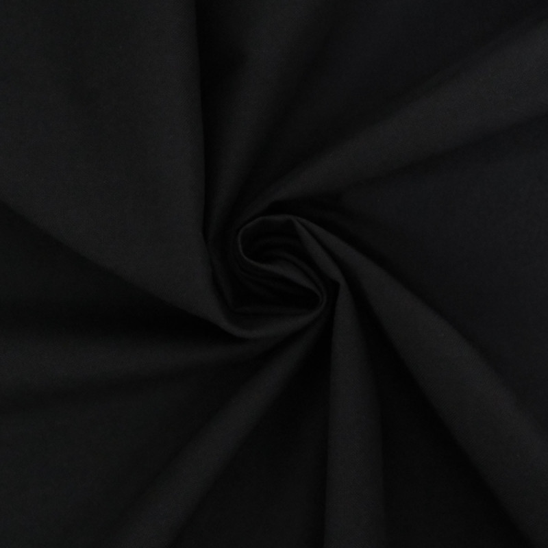Coton Sanforisé Noir - Pablo - Maison Klem