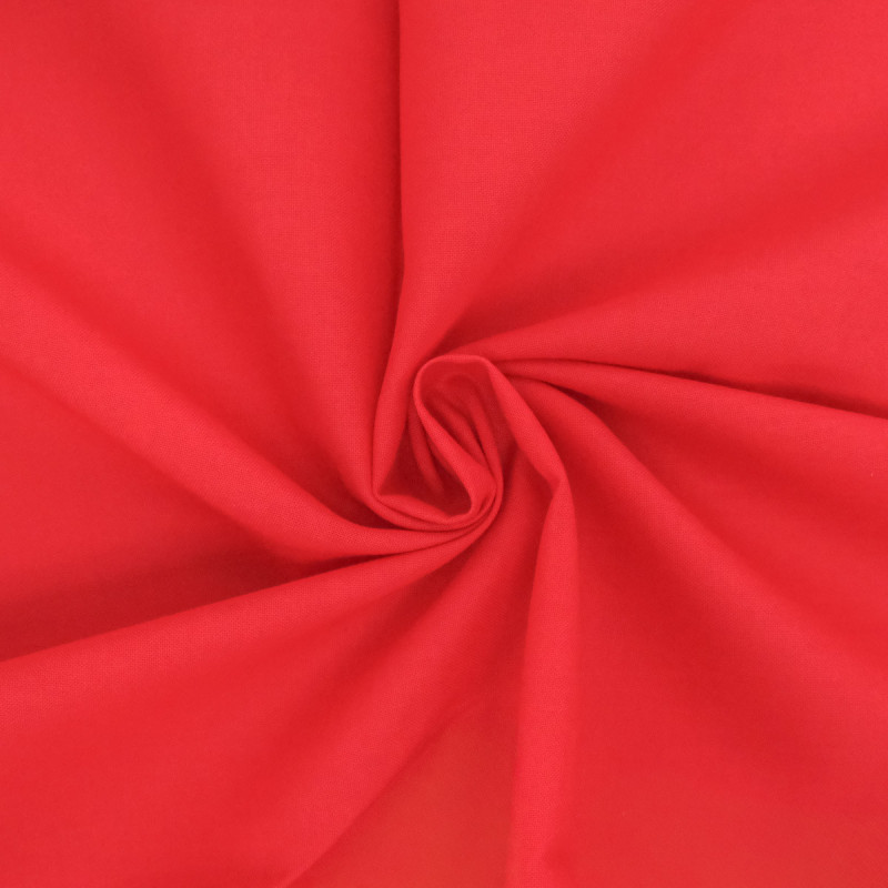 Coton Sanforisé Rouge - Pablo - Maison Klem
