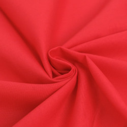 Cotone sanforizzato rosso - Pablo - Maison Klem