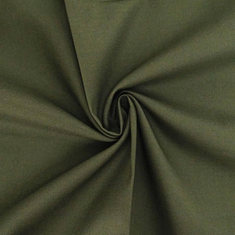 Khaki sanforized cotton - Pablo - Maison Klem