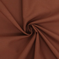 Algodón sanforizado color chocolate - Pablo - Maison Klem