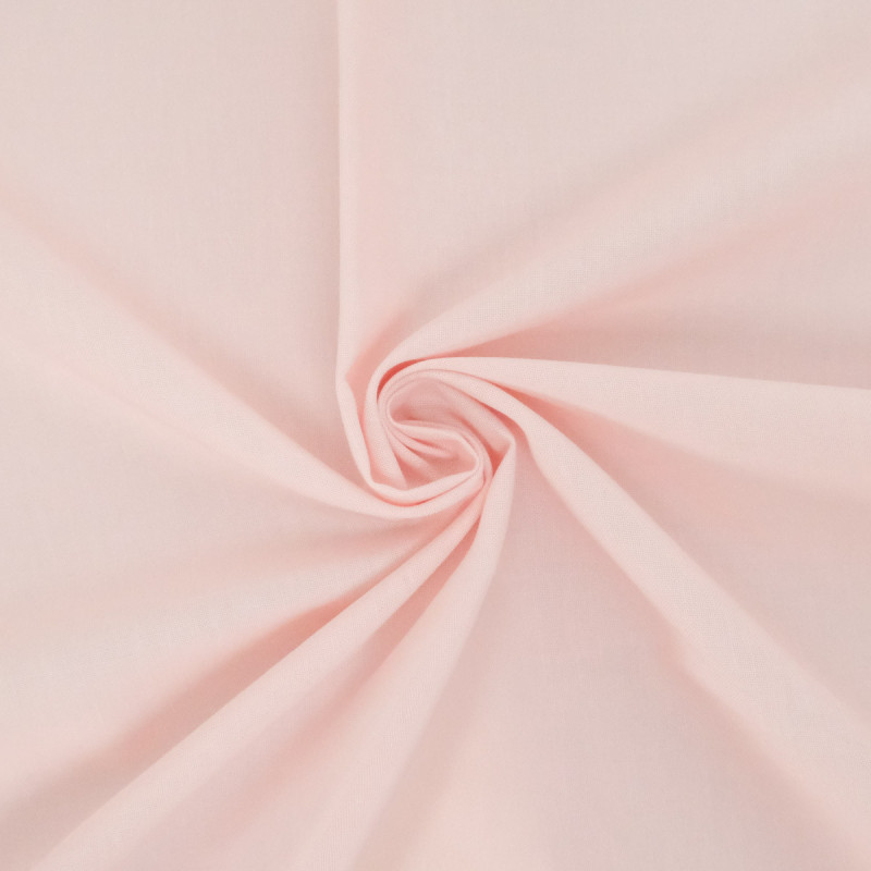 Coton Sanforisé Rose Clair - Pablo - Maison Klem