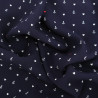 Navy Print Viscose - Maison Klem