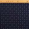 Navy Print Viscose - Maison Klem