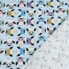 Multicolored Owl Print Poplin - Maison Klem