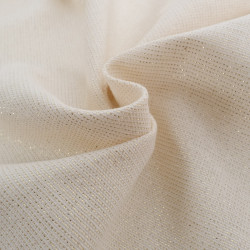 Effet Lin Lurex Blanc Or - Maison Klem