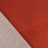 Belém Terracotta Ribbed Velvet Upholstery - Maison Klem