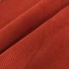 Velours Côtelé Ameublement Belém Terracotta - Maison Klem