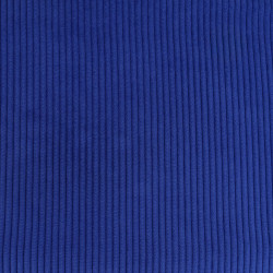 Velours Côtelé Ameublement Belém Bleu Electrique - Maison Klem