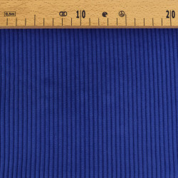 Velours Côtelé Ameublement Belém Bleu Electrique - Maison Klem