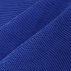 Velours Côtelé Ameublement Belém Bleu Electrique - Maison Klem