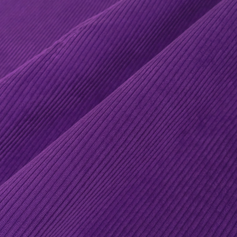Velours Côtelé Ameublement Belém Violet - Maison Klem