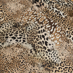 Velours Ras Savane Guépard  - Maison Klem