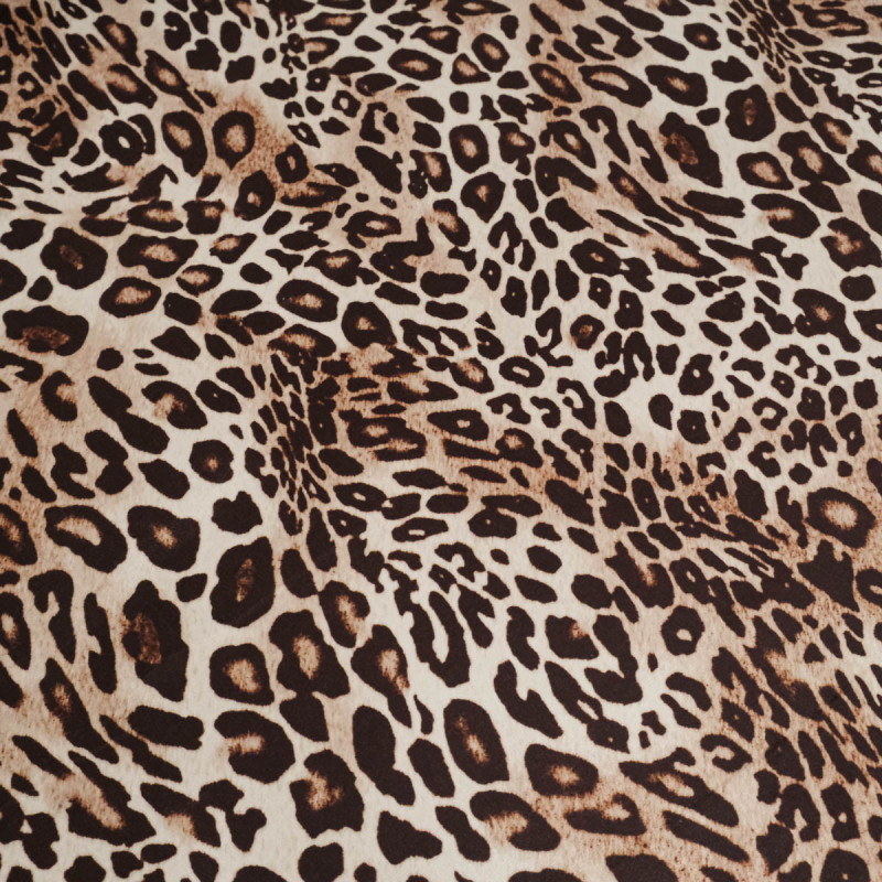 Savannah Leopard Short-Pile Velvet - Maison Klem