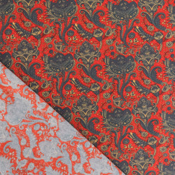 Popelina de algodón de inspiración india Jaipur Cachemira - Maison Klem