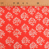 Katoenen popeline met Indiase inspiratie Jaipur Mandarine - Maison Klem