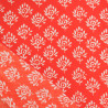 Popeline de Coton Inspiration Indienne Jaipur Mandarine - Maison Klem