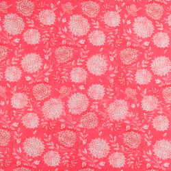 Indian-Inspired Cotton Poplin "Legend Pink" - Maison Klem