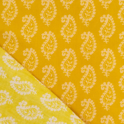 Popeline di cotone in stile indiano Terre du Soleil - Maison Klem