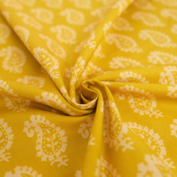 Popeline di cotone in stile indiano Terre du Soleil - Maison Klem