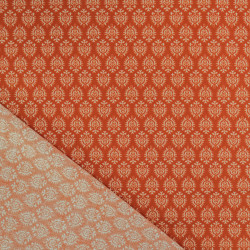 Indian-Inspired Cotton Poplin "Elégance Terra" - Maison Klem