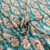 Popelín de algodón de inspiración india «Elegancia Azul» - Maison Klem