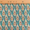 Popelín de algodón de inspiración india «Elegancia Azul» - Maison Klem