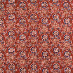 Indian-Inspired Cotton Poplin "Tradition Terra" - Maison Klem