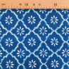 Indian-Inspired Traditional Blue Cotton Poplin - Maison Klem