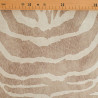 Kortstapelig fluweel Savanne Zebra Beige - Maison Klem