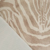 Terciopelo liso «Savane Zèbre» beige - Maison Klem