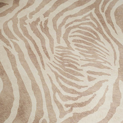 Terciopelo liso «Savane Zèbre» beige - Maison Klem